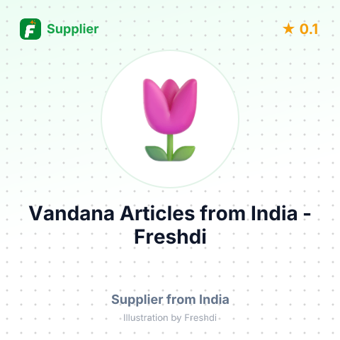 Vandana Articles  – summary card, no photo uploaded yet