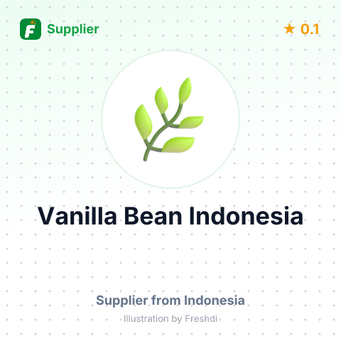 Vanilla Bean Indonesia  – summary card, no photo uploaded yet