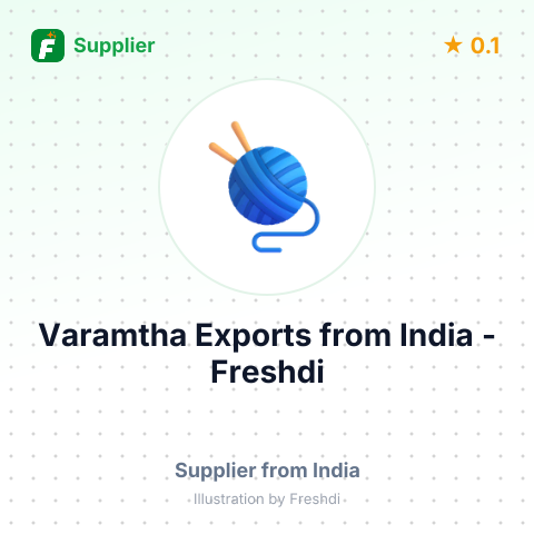 Varamtha Exports  – summary card, no photo uploaded yet