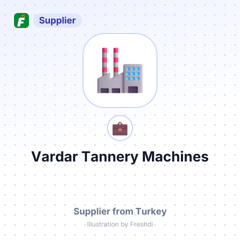 Vardar Tannery Machines – summary card, no photo uploaded yet