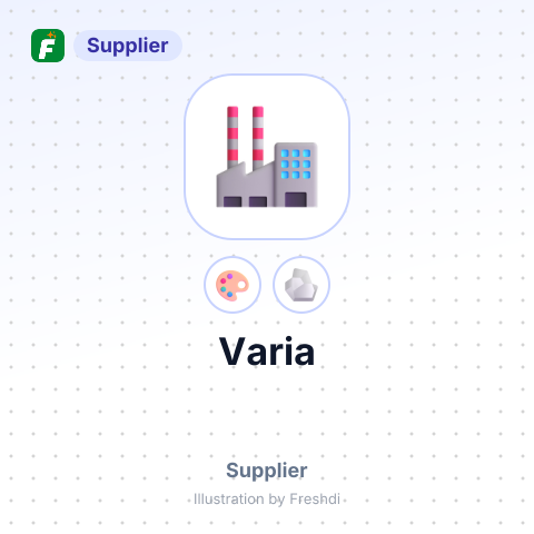 Varia – summary card, no photo uploaded yet