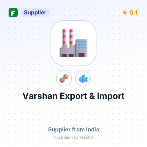 Varshan Export & Import  – summary card, no photo uploaded yet