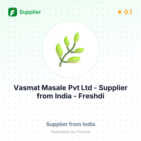Vasmat Masale Pvt Ltd  – summary card, no photo uploaded yet