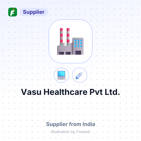 Vasu Healthcare Pvt Ltd. – summary card, no photo uploaded yet