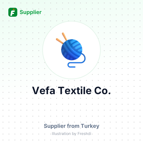 Vefa Textile Co. – summary card, no photo uploaded yet