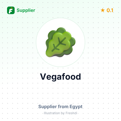 Vegafood – summary card, no photo uploaded yet