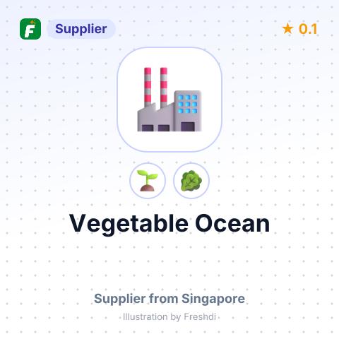Vegetable Ocean  – summary card, no photo uploaded yet