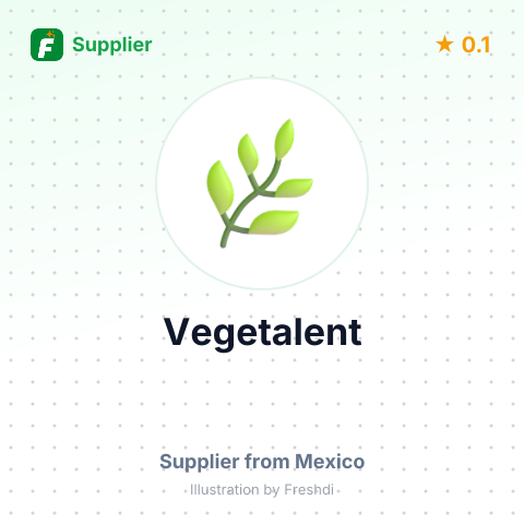Vegetalent  – summary card, no photo uploaded yet