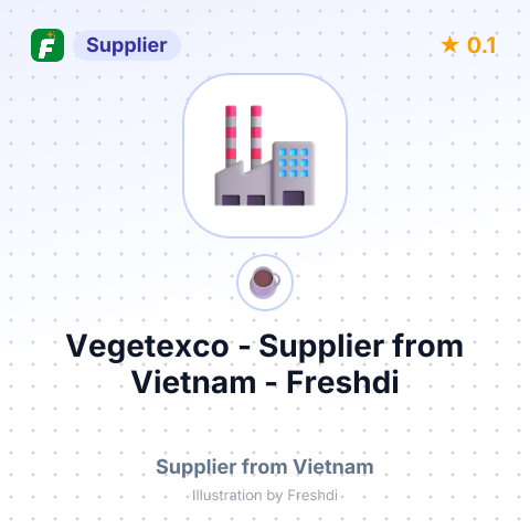 Vegetexco  – summary card, no photo uploaded yet