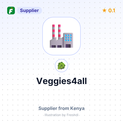 Veggies4all – summary card, no photo uploaded yet