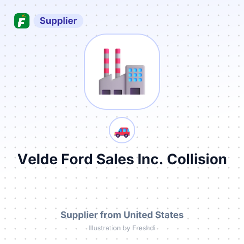 Velde Ford Sales, Inc. Collision – summary card, no photo uploaded yet