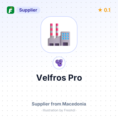 Velfros Pro  – summary card, no photo uploaded yet
