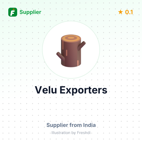 Velu Exporters  – summary card, no photo uploaded yet