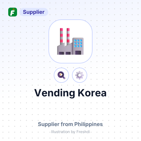Vending Korea – summary card, no photo uploaded yet