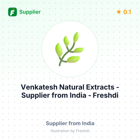 Venkatesh Natural Extracts  – summary card, no photo uploaded yet