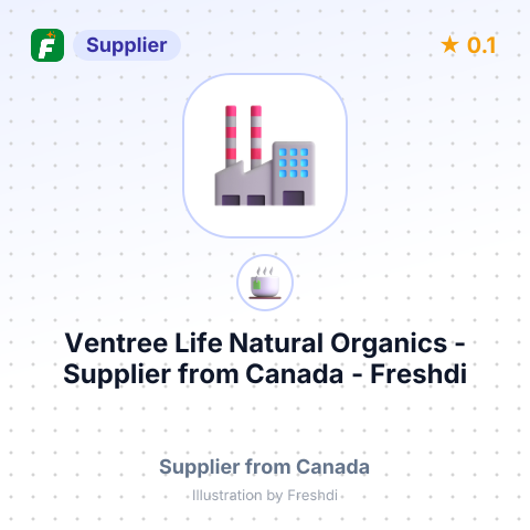 Ventree Life Natural Organics  – summary card, no photo uploaded yet