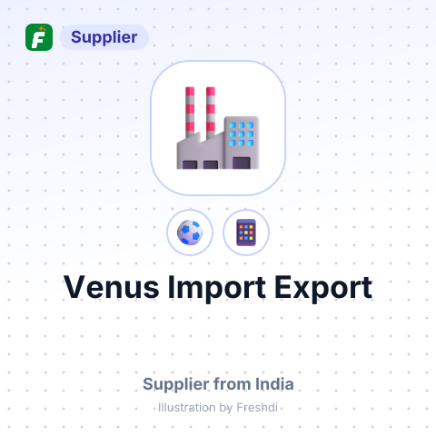Venus Import Export – summary card, no photo uploaded yet