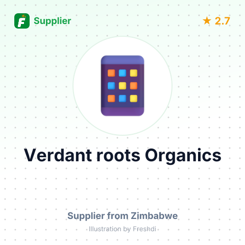 Verdant roots Organics – summary card, no photo uploaded yet
