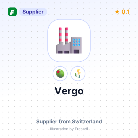 Vergo  – summary card, no photo uploaded yet