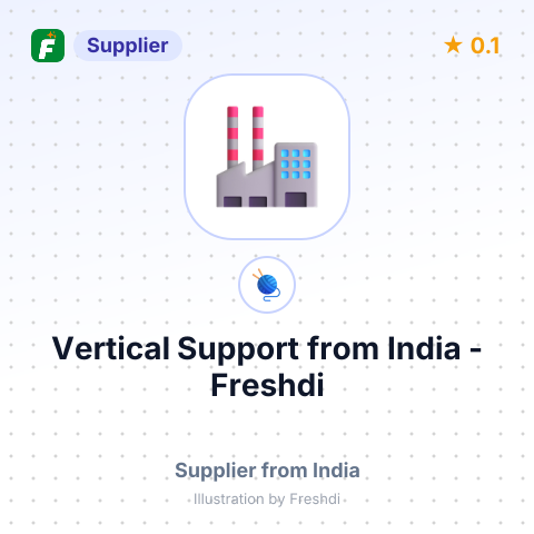 Vertical Support  – summary card, no photo uploaded yet