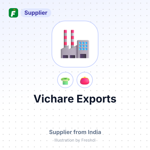 Vichare Exports – summary card, no photo uploaded yet
