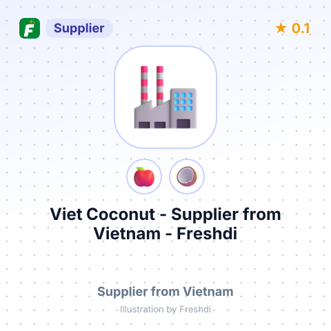 Viet Coconut – summary card, no photo uploaded yet
