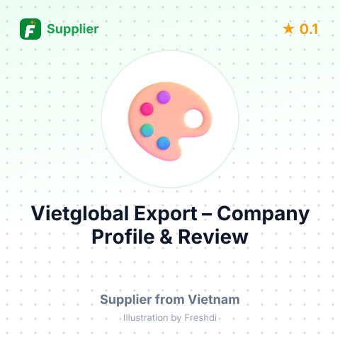 Vietglobal Export – summary card, no photo uploaded yet