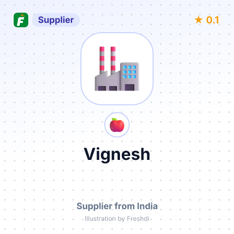 Vignesh  – summary card, no photo uploaded yet