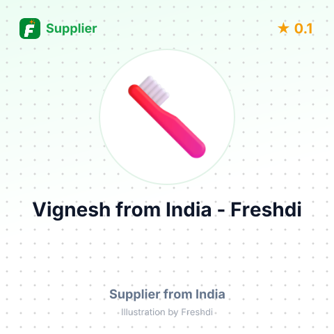 Vignesh  – summary card, no photo uploaded yet