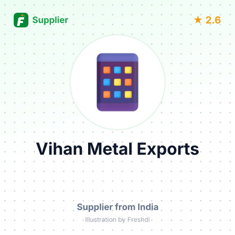 Vihan Metal Exports – summary card, no photo uploaded yet