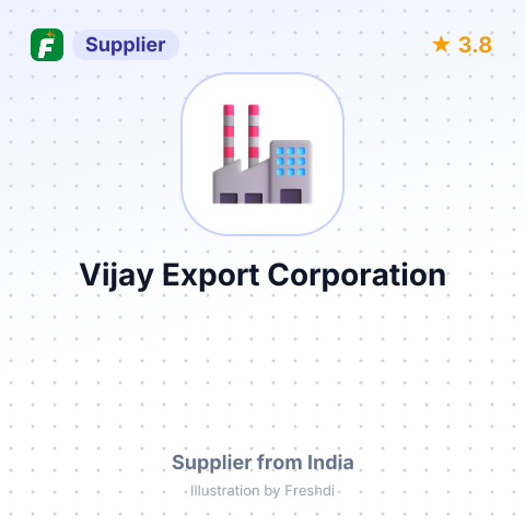 Vijay Export Corporation – summary card, no photo uploaded yet