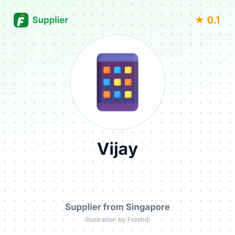 Vijay  – summary card, no photo uploaded yet