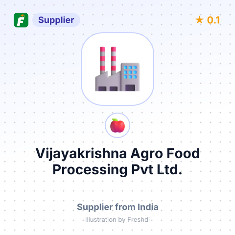 Vijayakrishna Agro Food Processing Pvt Ltd.  – summary card, no photo uploaded yet