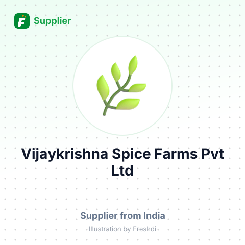 Vijaykrishna Spice Farms Pvt Ltd – summary card, no photo uploaded yet