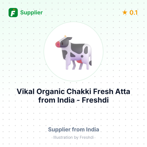 Vikal Organic Chakki Fresh Atta  – summary card, no photo uploaded yet