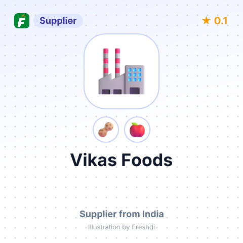 Vikas Foods  – summary card, no photo uploaded yet