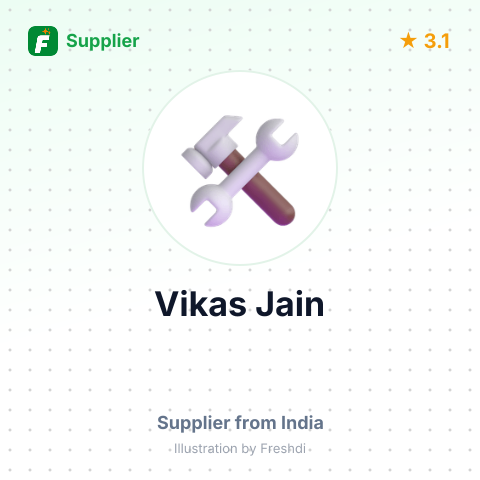 Vikas Jain – summary card, no photo uploaded yet
