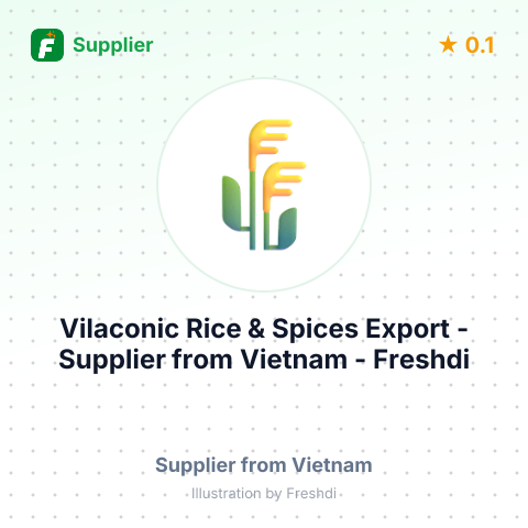 Vilaconic Rice & Spices Export  – summary card, no photo uploaded yet