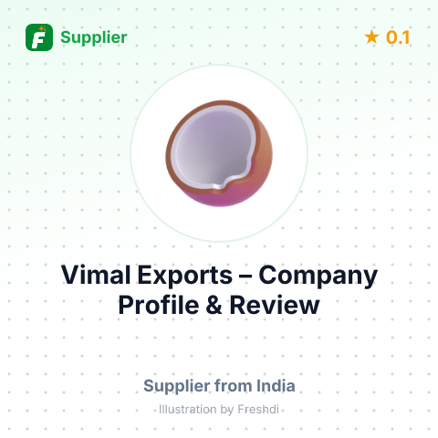 Vimal Exports – summary card, no photo uploaded yet