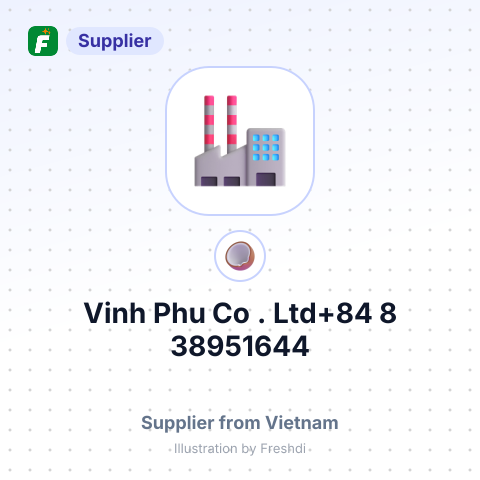 Vinh Phu Co .,Ltd+84 8 38951644 – summary card, no photo uploaded yet