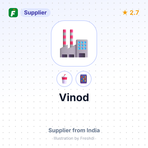 Vinod – summary card, no photo uploaded yet