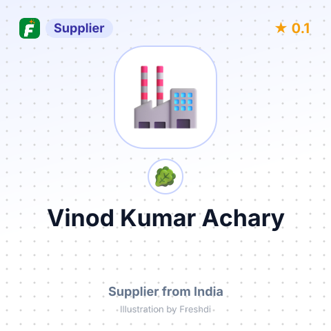 Vinod Kumar Achary – summary card, no photo uploaded yet