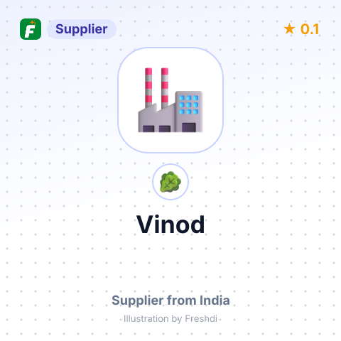 Vinod – summary card, no photo uploaded yet
