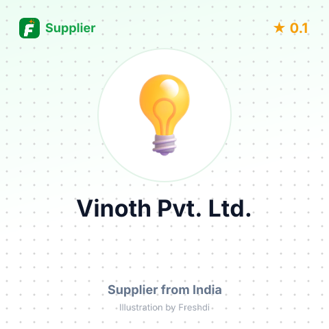 Vinoth Pvt. Ltd.  – summary card, no photo uploaded yet