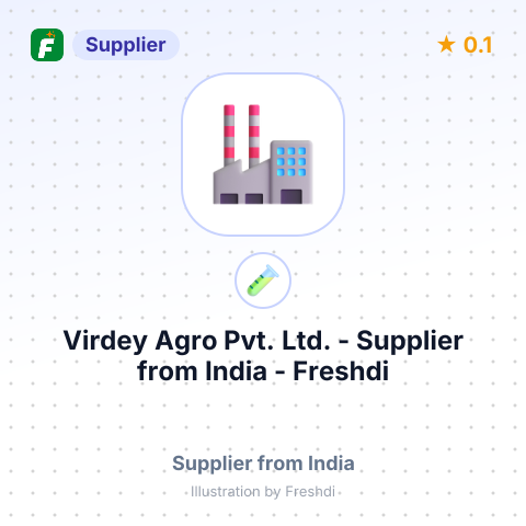 Virdey Agro Pvt. Ltd.  – summary card, no photo uploaded yet