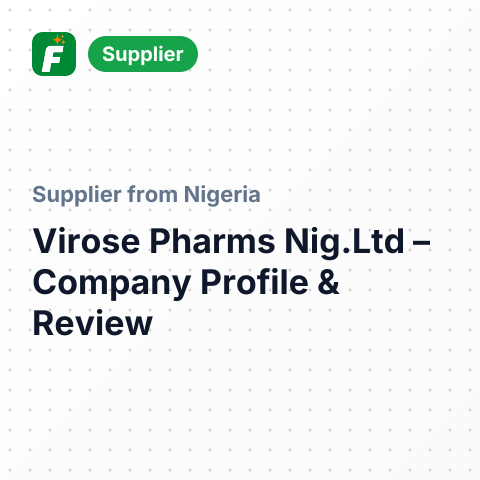 Virose Pharms Nig.Ltd – summary card, no photo uploaded yet