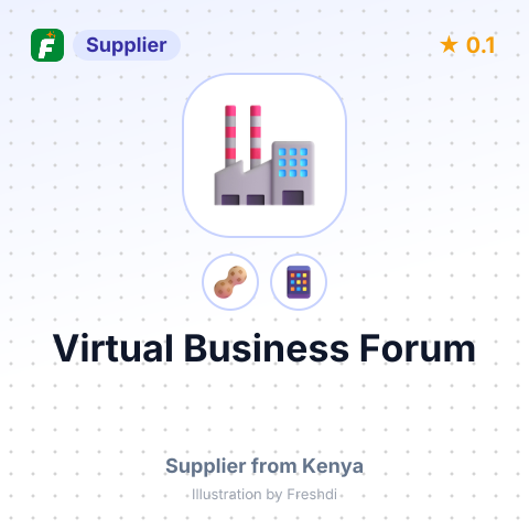 Virtual Business Forum  – summary card, no photo uploaded yet