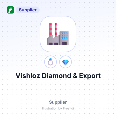 Vishloz Diamond & Export – summary card, no photo uploaded yet