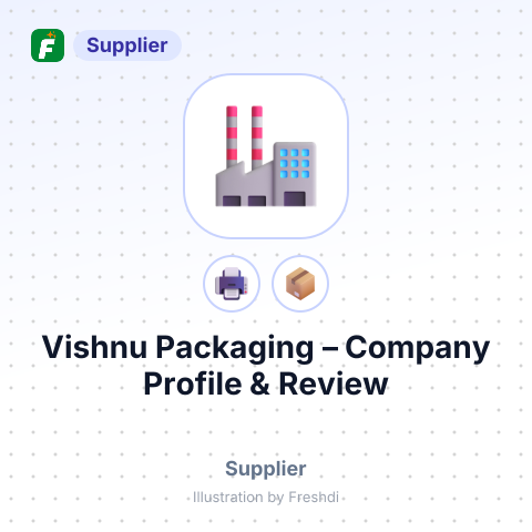 Vishnu Packaging – summary card, no photo uploaded yet