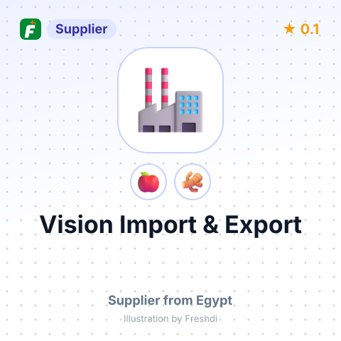 Vision Import & Export  – summary card, no photo uploaded yet